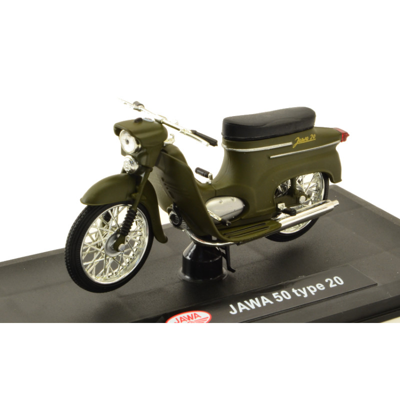 1:18 Abrex Moto Jawa Pionyr TYP 20 1967 Zelena Vojenska