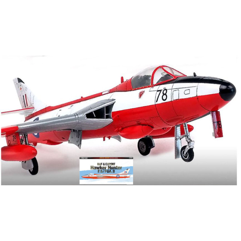 1:48 Academy Hawker Hunter F.6/FGA.9 KIT