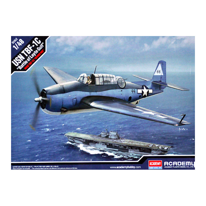 1:48 Academy USN TBF 1C Battle OF Leyte Gulf KIT