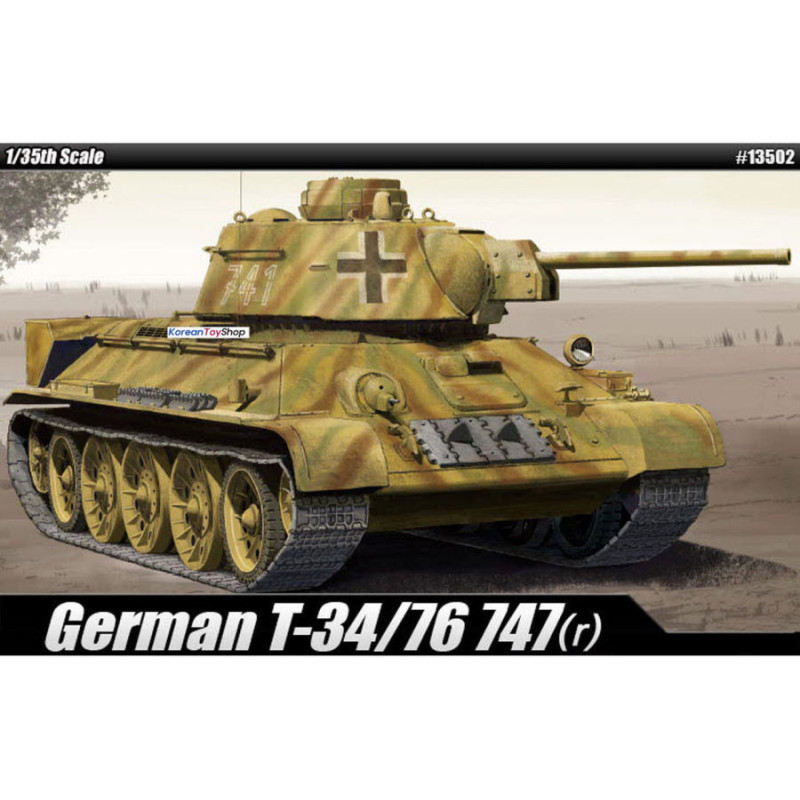 1:35 Academy T 34 747 (R) German Version KIT