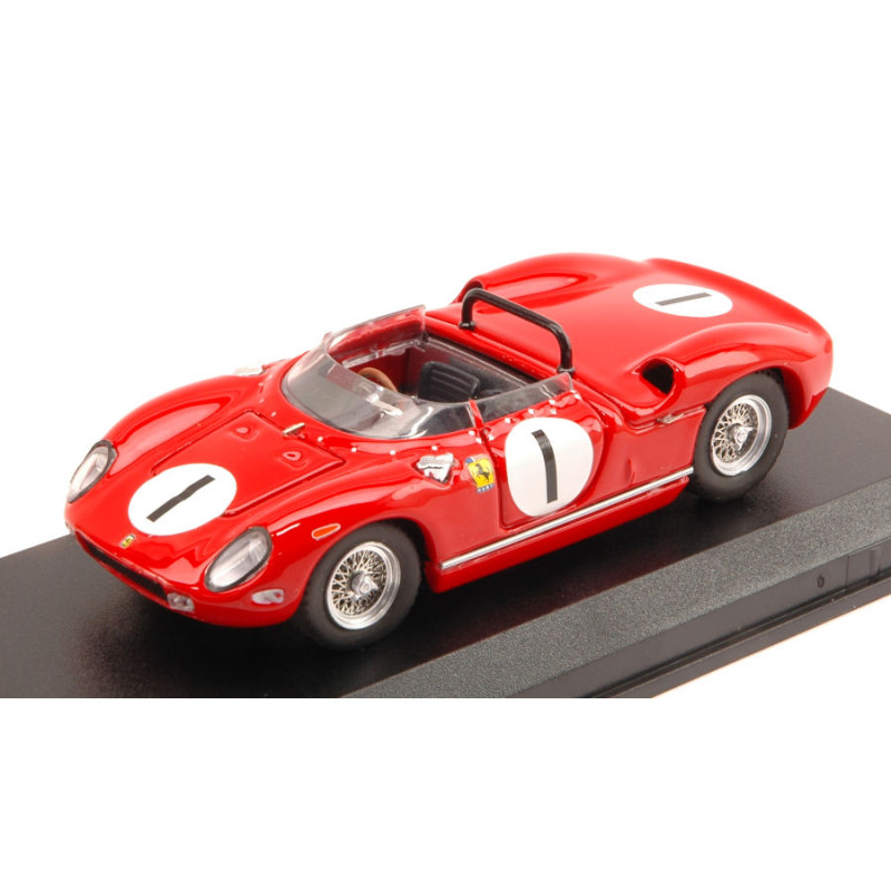 1:43 Art Model Ferrari 250 P N1 2nd 500 KM Bridgehampton 1963 P.rodriguez