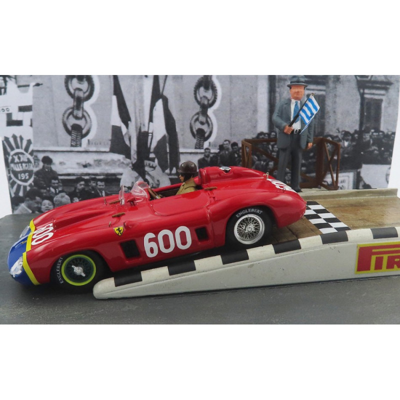 1:43 Art Model Ferrari 290 MM N600 Mille Miglia 1956 J.m.fangio Start Diorama