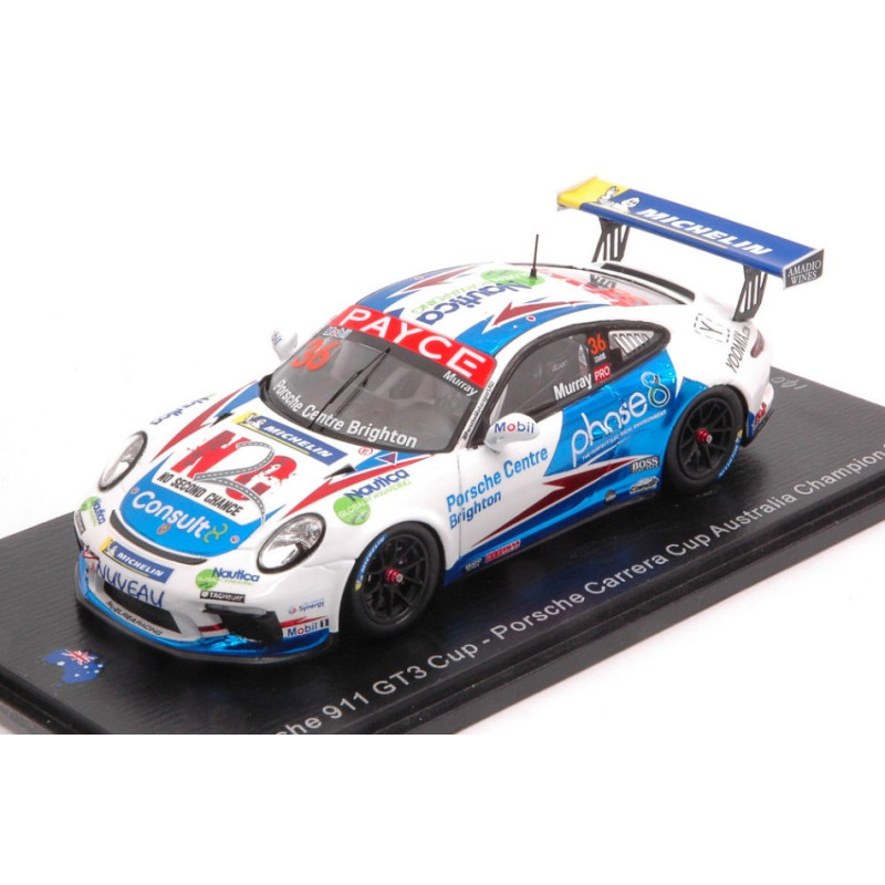 1:43 Spark Porsche 911 GT3 N36 CUP Australia Champion 2020 Cooper Murray