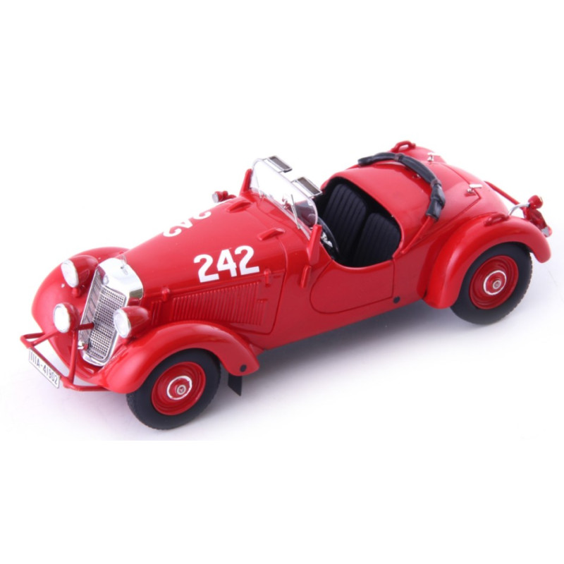 1:43 Autocult Mercedes 170 VS N242 Gelandesportroadster Offroad 1938 Rosso