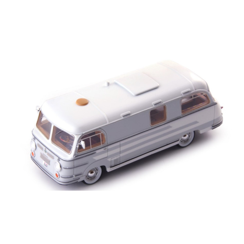 1:43 Autocult Porsche Tempo Mikafa Sport Camper 1955 Grigio/bianco