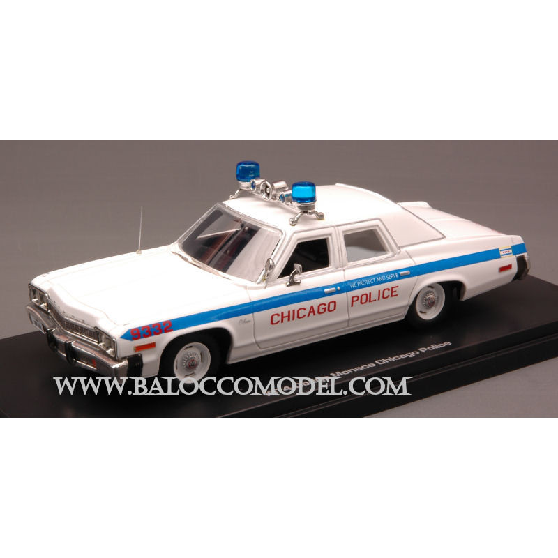 1:43 Auto World Dodge Monaco Chicago Police 1974