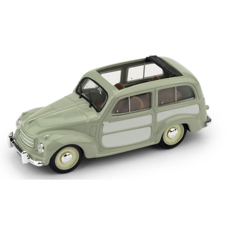 1:43 Brumm Fiat 500 C Belvedere Aperta 1951 Verde Chiaro