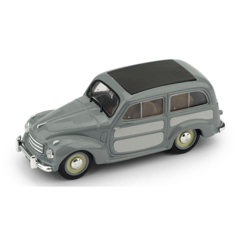 1:43 Brumm Fiat 500 C Belvedere Chiusa 1951 Grigio