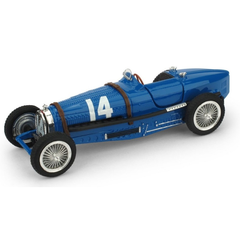 1:43 Brumm Bugatti Tipo 19 Tazio Nuvolari 1934 N14 France GP