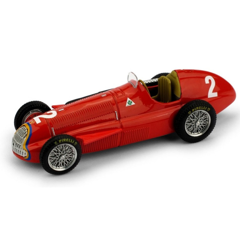 1:43 Brumm Alfa Romeo 159 J.m.fangio 1951 N2 Belgium GP World Champion