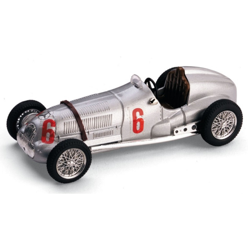 1:43 Brumm Mercedes W 125 H.lang 1937 N6 2nd Italian Grand Prix (livorno)