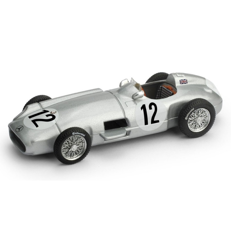 1:43 Brumm Mercedes W196 Winner Gr.britain GP 1955 Stirling Moss