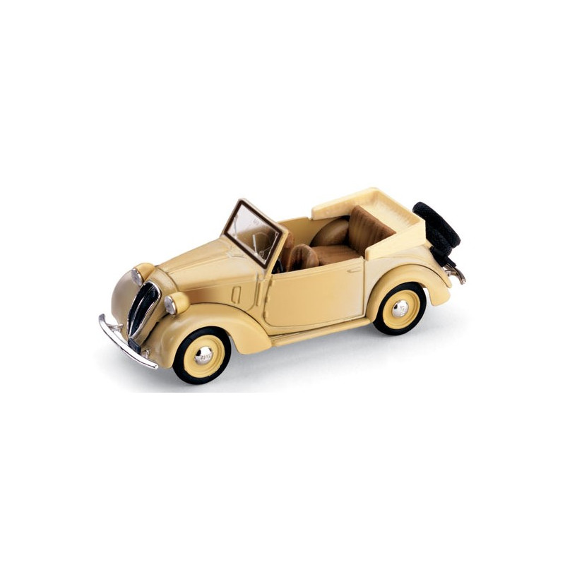 1:43 Brumm Fiat 1100 (508C) Cabriolet Coloniale 1937 Beige