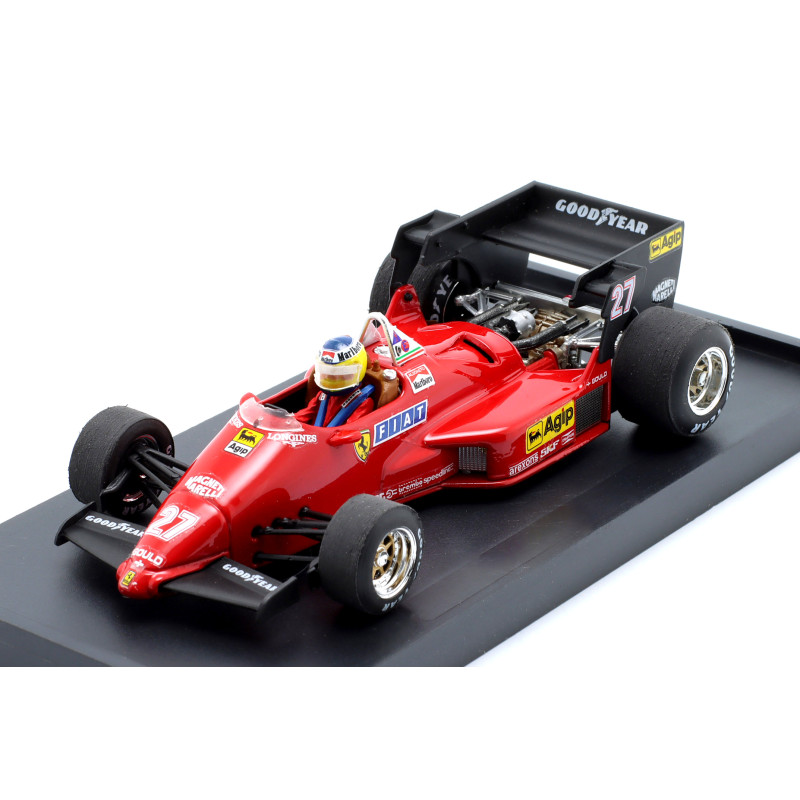 1:43 Brumm Ferrari 126 C 4 M.alboreto 1984 W/pilote N27 Winner Belgium GP