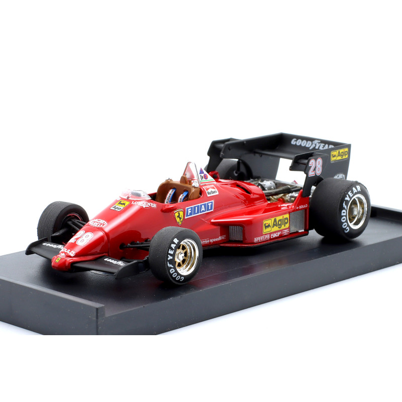 1:43 Brumm Ferrari 126 C 4 R.arnoux 1984 N28 2nd S.marino GP