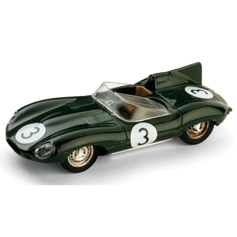 1:43 Brumm Jaguar D Type N3  LE Mans 1956 J.fairman k.wharton