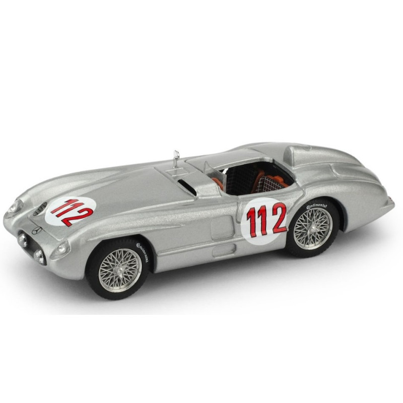 1:43 Brumm Mercedes 300 SLR N112 2nd Targa Florio 1955 J.m.fangio k.kling