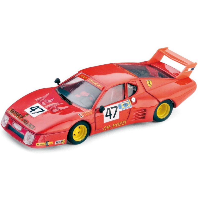 1:43 Brumm Ferrari 512 BB LM N47 5th LM 1981 Andreut ballot  Lena