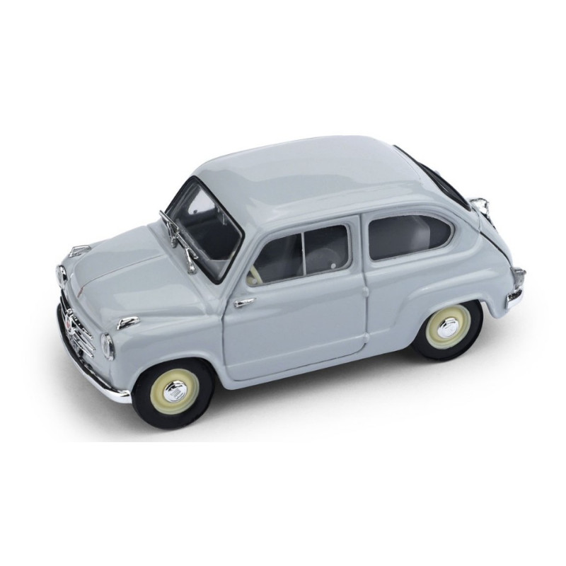 1:43 Brumm Fiat 600 1a Serie 1955 Grigio Perla