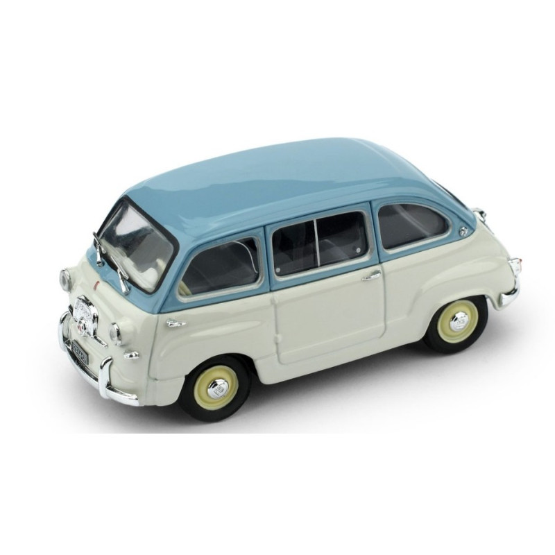 1:43 Brumm Fiat 600 Multipla 1^ Serie 1956 Azzurro Cenere/grigio Chiaro