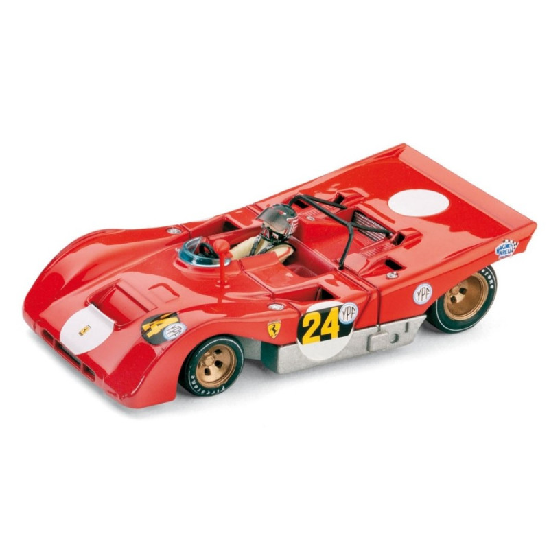 1:43 Brumm Ferrari 312 PB N24 1000 Km B.aires 1971 I.giunti (fatal Accident)