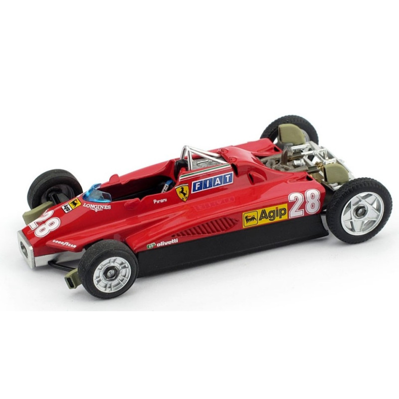 1:43 Brumm Ferrari 126 C2 D.pironi 1982 N28 S.marino Vers.trasparente