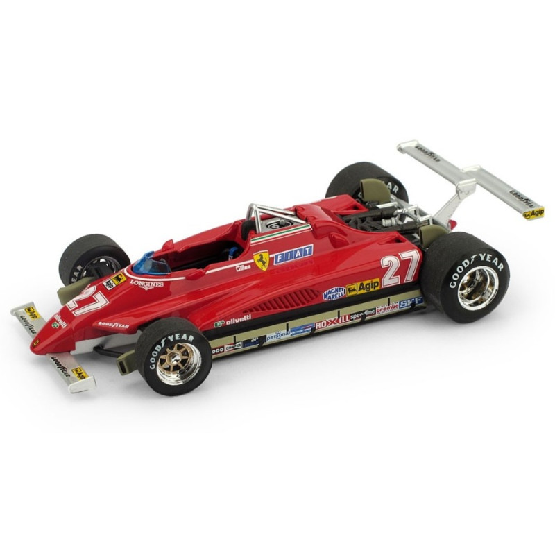 1:43 Brumm Ferrari 126 C2 G.villeneuve 1982 N27 3rd Long Beach Disqualify