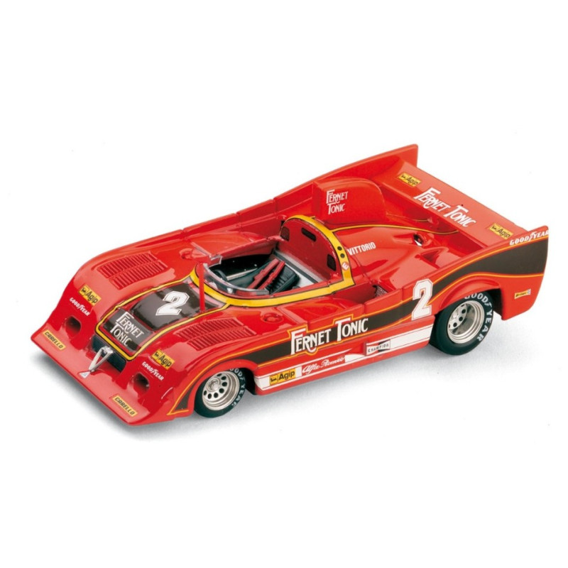 1:43 Brumm Alfa Romeo 33 SC12 N2 Winner Monza 1977 V.brambilla