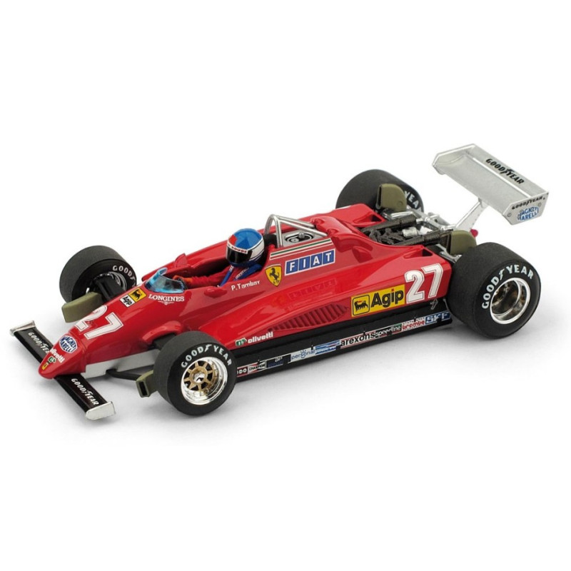 1:43 Brumm Ferrari 126 C2 Patrick Tambay 1982 N27 2nd Italy GP  UPD