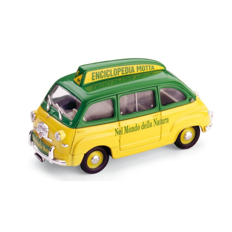 1:43 Brumm Fiat 600 Multipla Enciclopedia Motta 1956