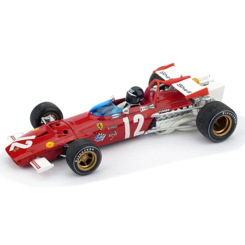 1:43 Brumm Ferrari 312B J.ickx 1970 N12 Winner Austrian GP W/pilote