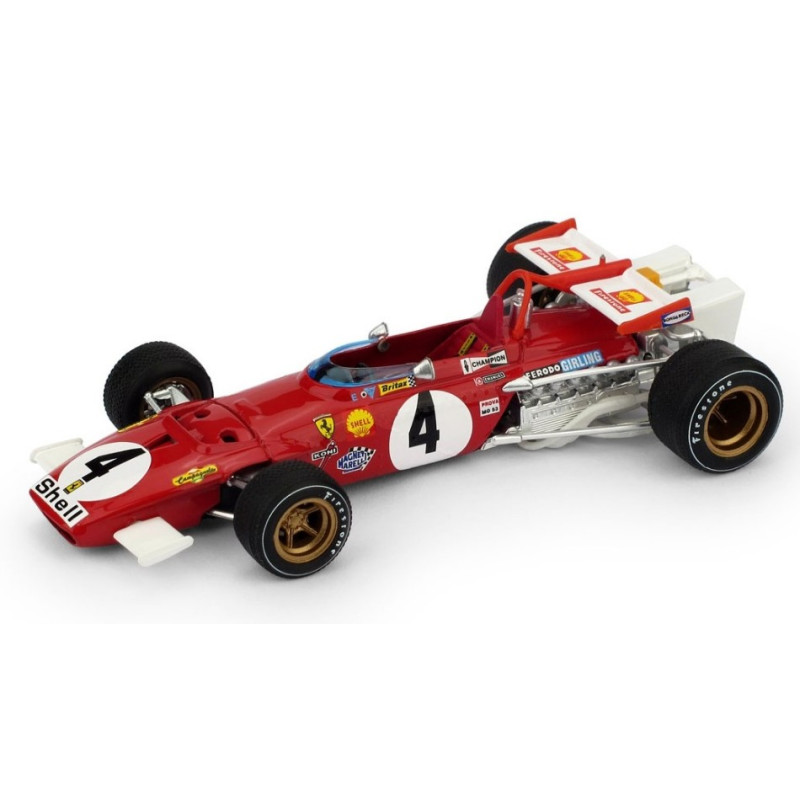 1:43 Brumm Ferrari 312 B Clay Regazzoni 1970 N4 Winner Italy GP