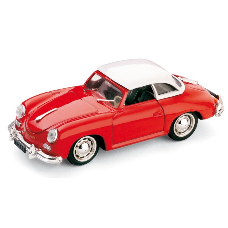 1:43 Brumm Porsche 356 Hard TOP 1952 Rosso