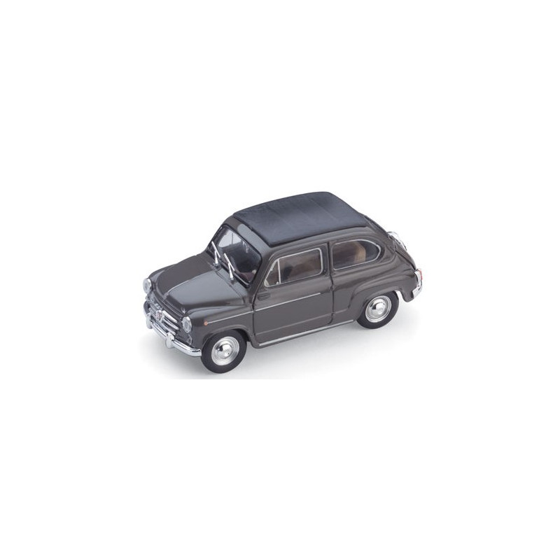 1:43 Brumm Fiat 600D Trasformabile Chiusa 1960 Beige 538