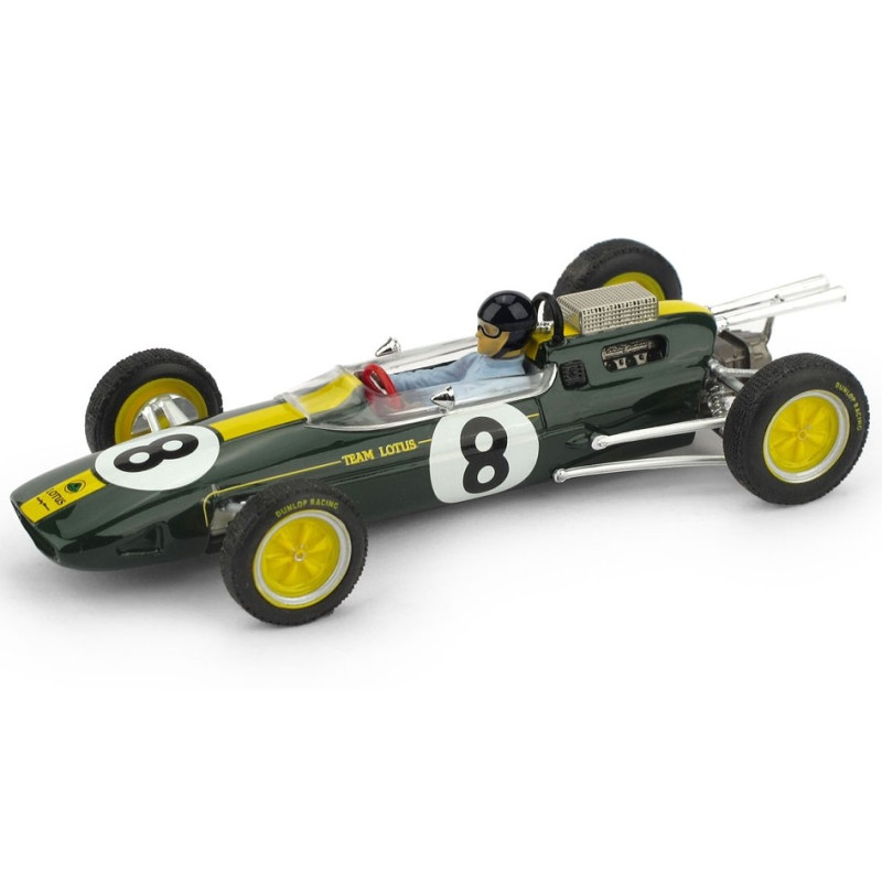 1:43 Brumm Lotus 25 J.clark 1963 N8 Winner Italia GP World Champion + Pilota