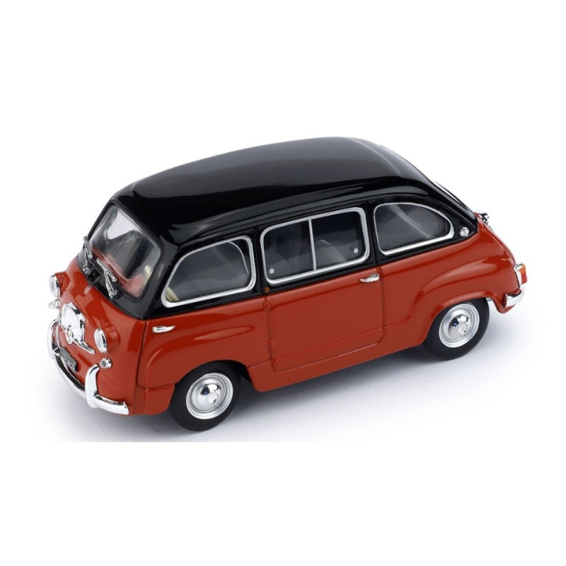 1:43 Brumm Fiat 600 Multipla D 1960 Nero/rosso Corallo