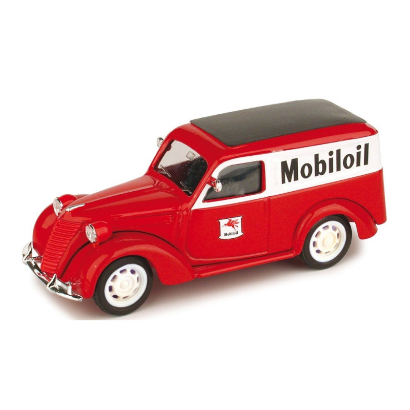 1:43 Brumm Fiat 1100 E Furgone Mobiloil 1956