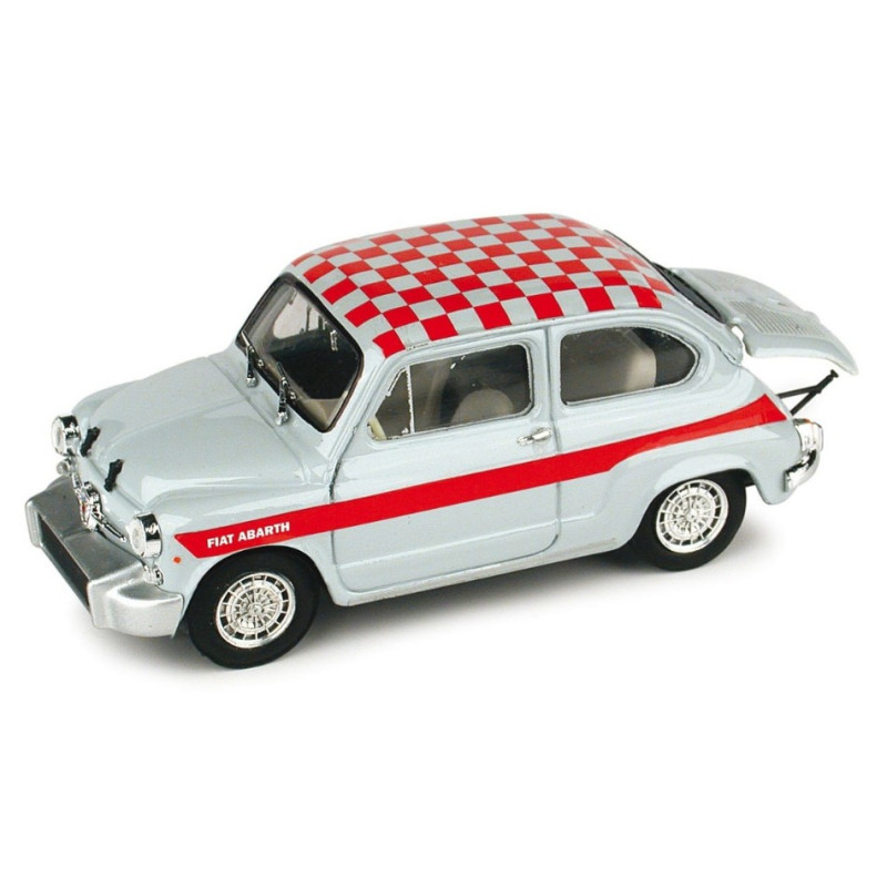 1:43 Brumm Fiat 1000 Abarth Berlina Colorazione Corsa Ufficiale Abarth 1966