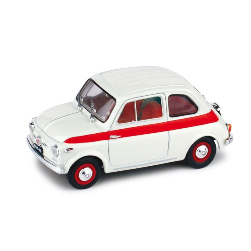 1:43 Brumm Fiat 500 Sport 1958 Tetto Metallizzatoo