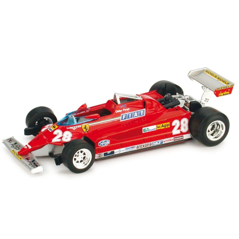 1:43 Brumm Ferrari 126 CK Didier Pironi 1981 N28 4th Monaco GP