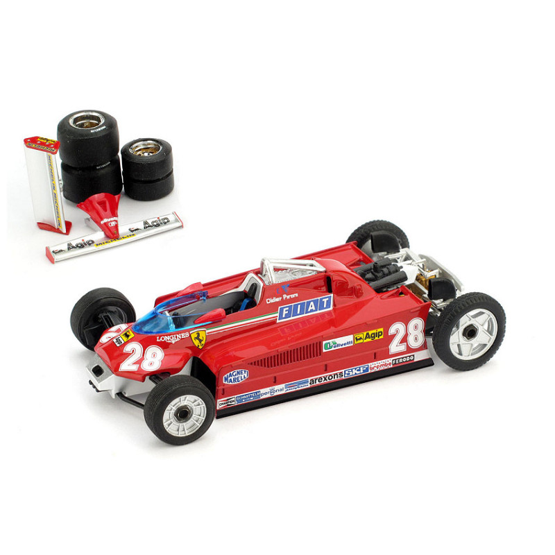 1:43 Brumm Ferrari 126 CK Didier Pironi 1981 N28 Versione DA Trasporto