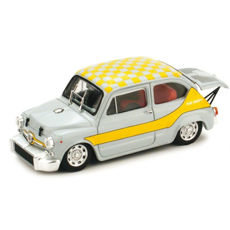 1:43 Brumm Fiat Abarth 1000 Berlina Corsa GR.5 Ufficiale 1968 Livrea Giallo