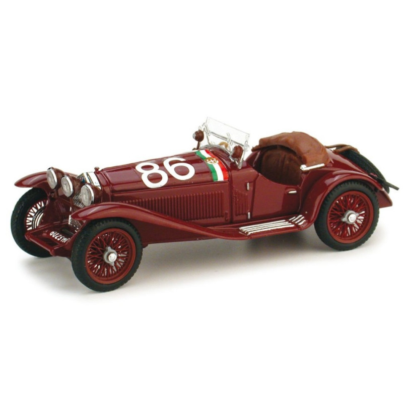 1:43 Brumm Alfa Romeo 1750 GS N86 2nd Mille Miglia 1931 Campari marinoni