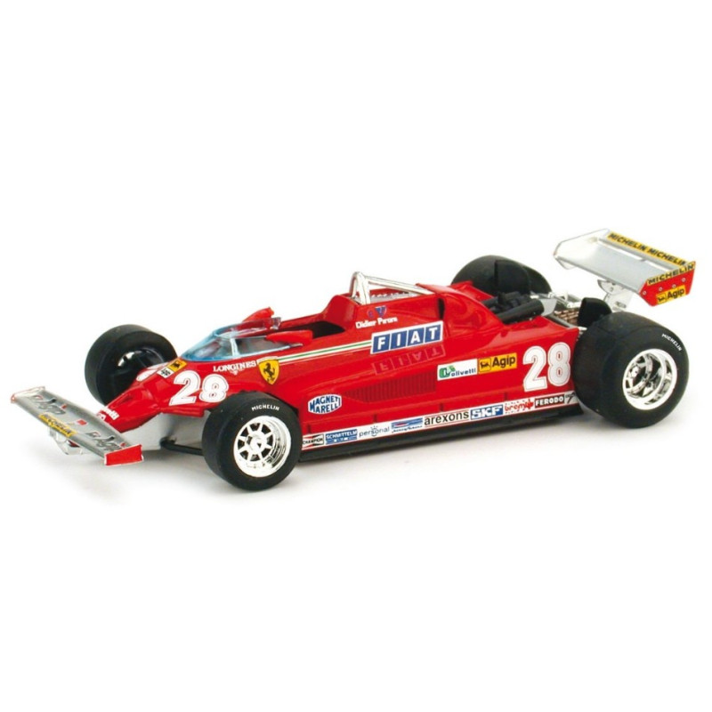 1:43 Brumm Ferrari 126 CK D.pironi 1981 N28 5th Italian GP