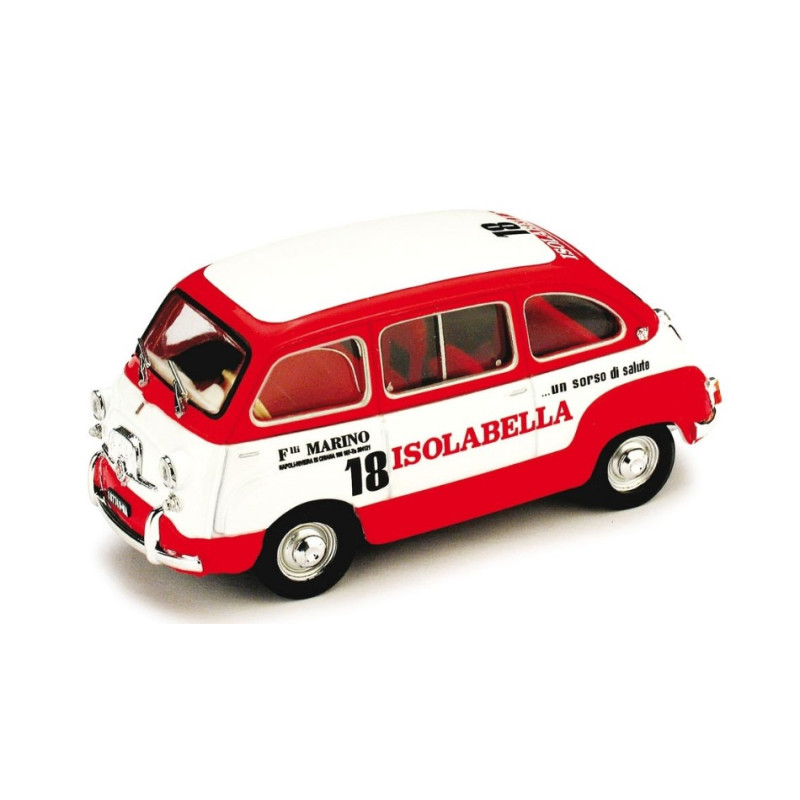 1:43 Brumm Fiat 600 Multipla Amaro Isolabella 1960