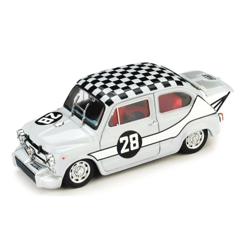 1:43 Brumm Fiat Abarth 1000 N28 2nd Zandwoort Trophy GR.5 M.pasotti