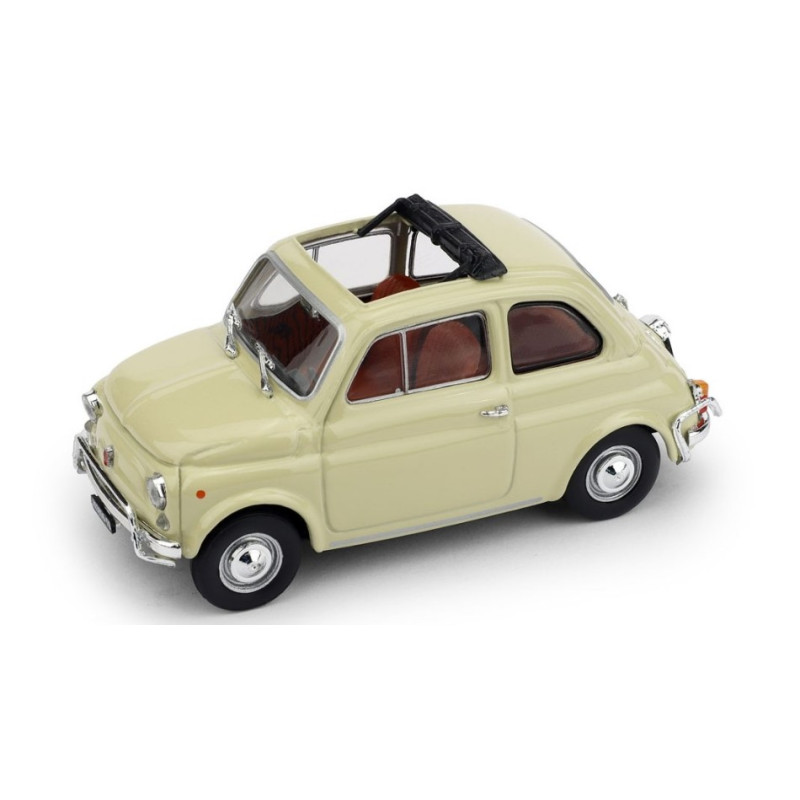 1:43 Brumm Fiat 500 L 1968 72 Aperta Avorio Antico