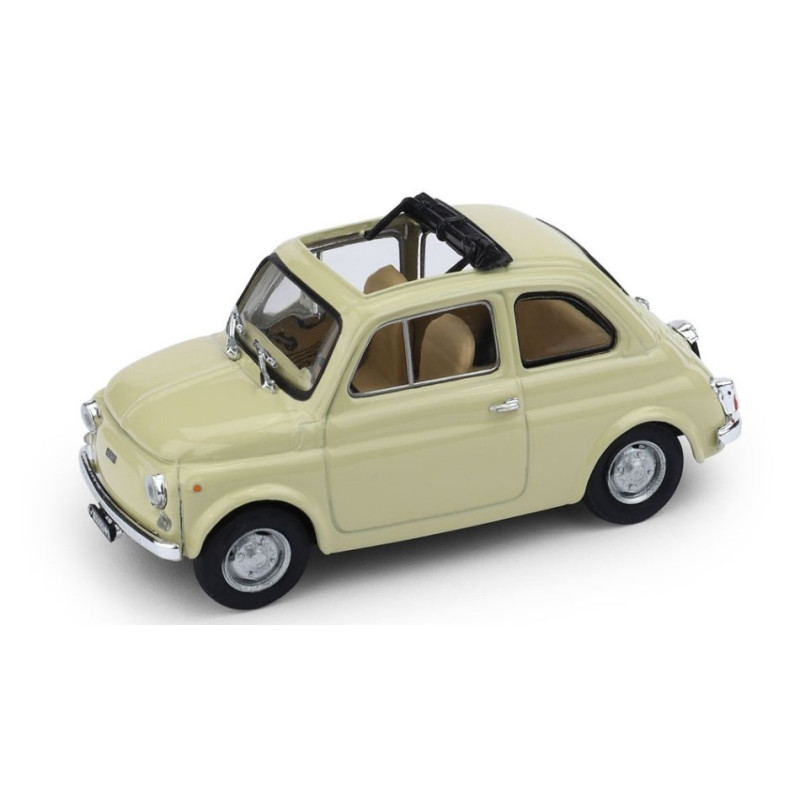 1:43 Brumm Fiat 500R 1972 75 Aperta Avorio Antico