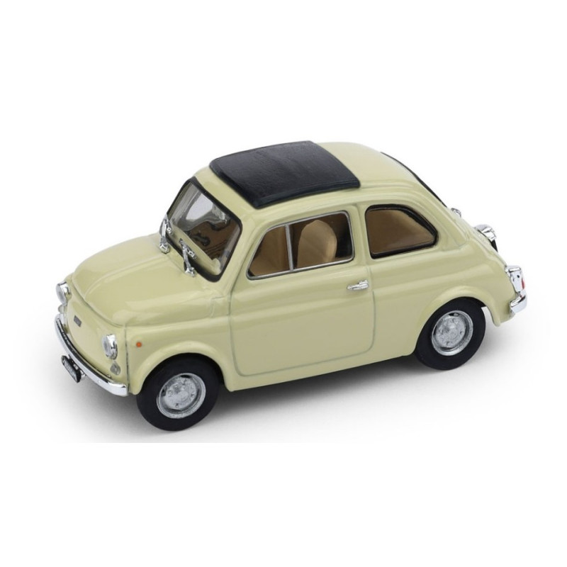 1:43 Brumm Fiat 500R 1972 75 Chiusa Avorio Antico