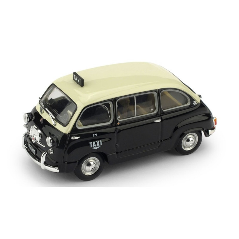 1:43 Brumm Fiat 600 Multipla Taxi DI Genova